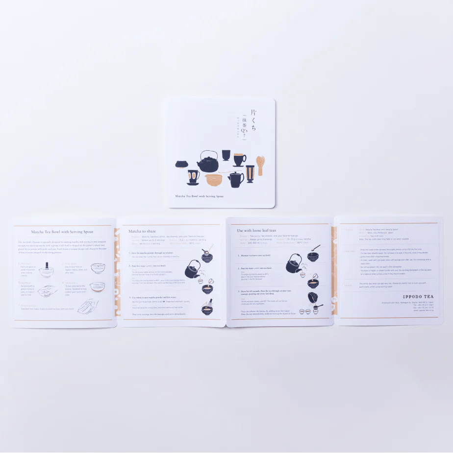 Tea Bowl with Spout – Black (Mino-yaki) - Image 3